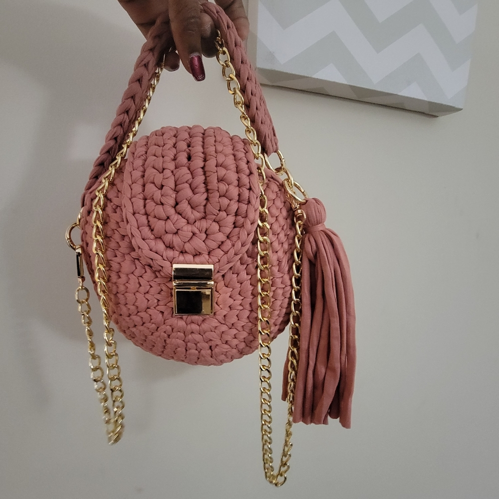 Wooven  Crossbody bag (Handcrafted NWOT